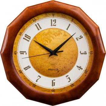 Часы настенные ДС-ДБ28-128 КАРТА в Артёмовске - artyomovsk.mebel54.com | фото