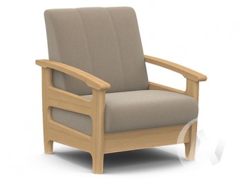 Кресло для отдыха Омега (бук лак/CATANIA LATTE) в Артёмовске - artyomovsk.mebel54.com | фото
