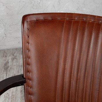Кресло кожаное Джой в Артёмовске - artyomovsk.mebel54.com | фото