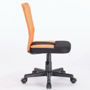 Кресло компактное BRABIX Smart MG-313 (черный, оранжевый) в Артёмовске - artyomovsk.mebel54.com | фото