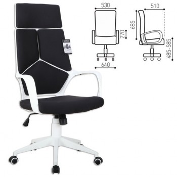 Кресло офисное BRABIX Prime EX-515 (черная ткань) в Артёмовске - artyomovsk.mebel54.com | фото