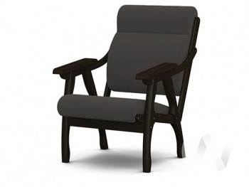 Кресло Вега-10 (венге лак/ULTRA GRAFIT) в Артёмовске - artyomovsk.mebel54.com | фото