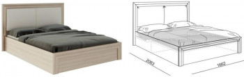 Кровать 1,6 Глэдис (М32) с подъемным механизмом Распродажа в Артёмовске - artyomovsk.mebel54.com | фото