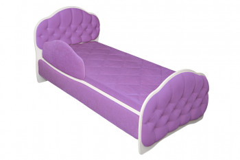 Кровать 170 Гармония 67 Светло-фиолетовый (мягкий бортик) в Артёмовске - artyomovsk.mebel54.com | фото