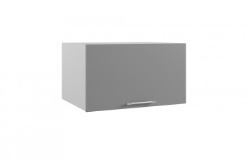 Лофт ГВПГ 800 шкаф верхний горизонтальный глубокий высокий (Штукатурка белая/корпус Серый) в Артёмовске - artyomovsk.mebel54.com | фото