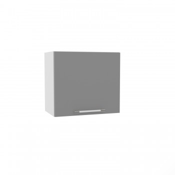 Лофт ВПГ 500 шкаф верхний горизонтальный высокий (Штукатурка белая/корпус Серый) в Артёмовске - artyomovsk.mebel54.com | фото