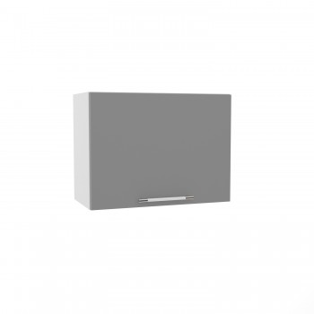 Лофт ВПГ 600 шкаф верхний горизонтальный высокий (Штукатурка белая/корпус Серый) в Артёмовске - artyomovsk.mebel54.com | фото