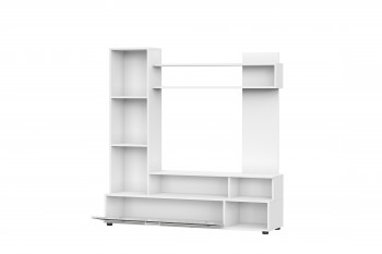 Мебель для гостиной "МГС 9" Белый / Цемент светлый в Артёмовске - artyomovsk.mebel54.com | фото