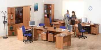 Мебель для персонала Альфа 61 Ольха в Артёмовске - artyomovsk.mebel54.com | фото