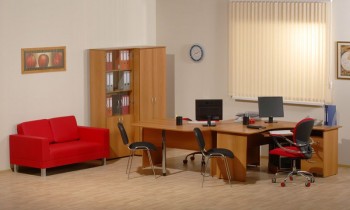 Мебель для персонала Рубин 42 Светлый миланский орех в Артёмовске - artyomovsk.mebel54.com | фото