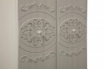 Шкаф 2-х дверный комбинированный "Каролина" (патина) в Артёмовске - artyomovsk.mebel54.com | фото