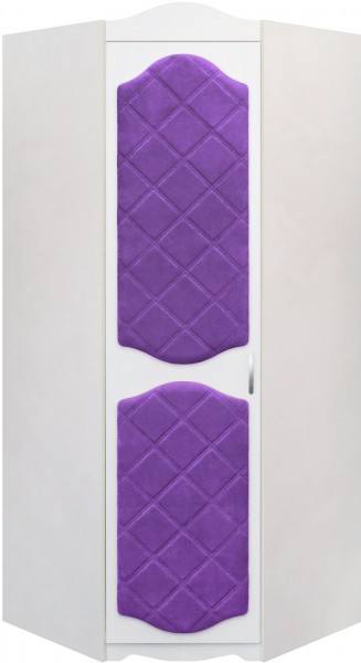 Шкаф угловой Иллюзия 32 Фиолетовый в Артёмовске - artyomovsk.mebel54.com | фото