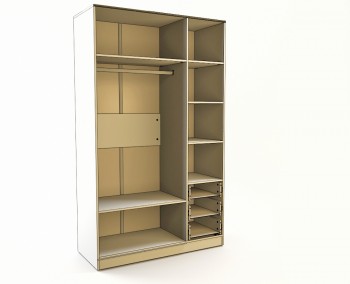 Шкаф 3-х створчатый с ящиками Грэйси (Розовый/Серый/корпус Клен) в Артёмовске - artyomovsk.mebel54.com | фото