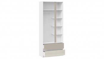 Шкаф для одежды комбинированный «Сканди» Дуб Гарден/Белый/Глиняный серый в Артёмовске - artyomovsk.mebel54.com | фото
