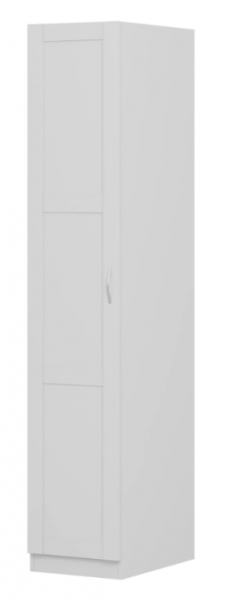 Шкаф однодверный Пегас сборный белый в Артёмовске - artyomovsk.mebel54.com | фото