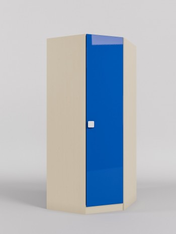 Шкаф угловой (угловая секция) Скай люкс (Синий/корпус Клен) в Артёмовске - artyomovsk.mebel54.com | фото