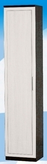 Шкаф высокий ДЛЯ ГОСТИНОЙ ШВ-450 Венге/Дуб выбеленный в Артёмовске - artyomovsk.mebel54.com | фото