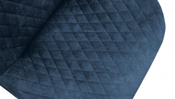 Стул «Оливер» К1С Черный муар/Микровелюр Wellmart Blue в Артёмовске - artyomovsk.mebel54.com | фото